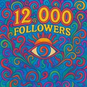 12.000 Facebook Followers Graphic